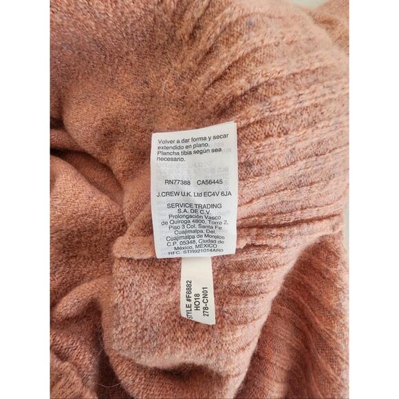 Madewell Sweater Womens Extra Small Pink Mock Neck Alpaca Wool Blend Pullover - Picture 8 of 12